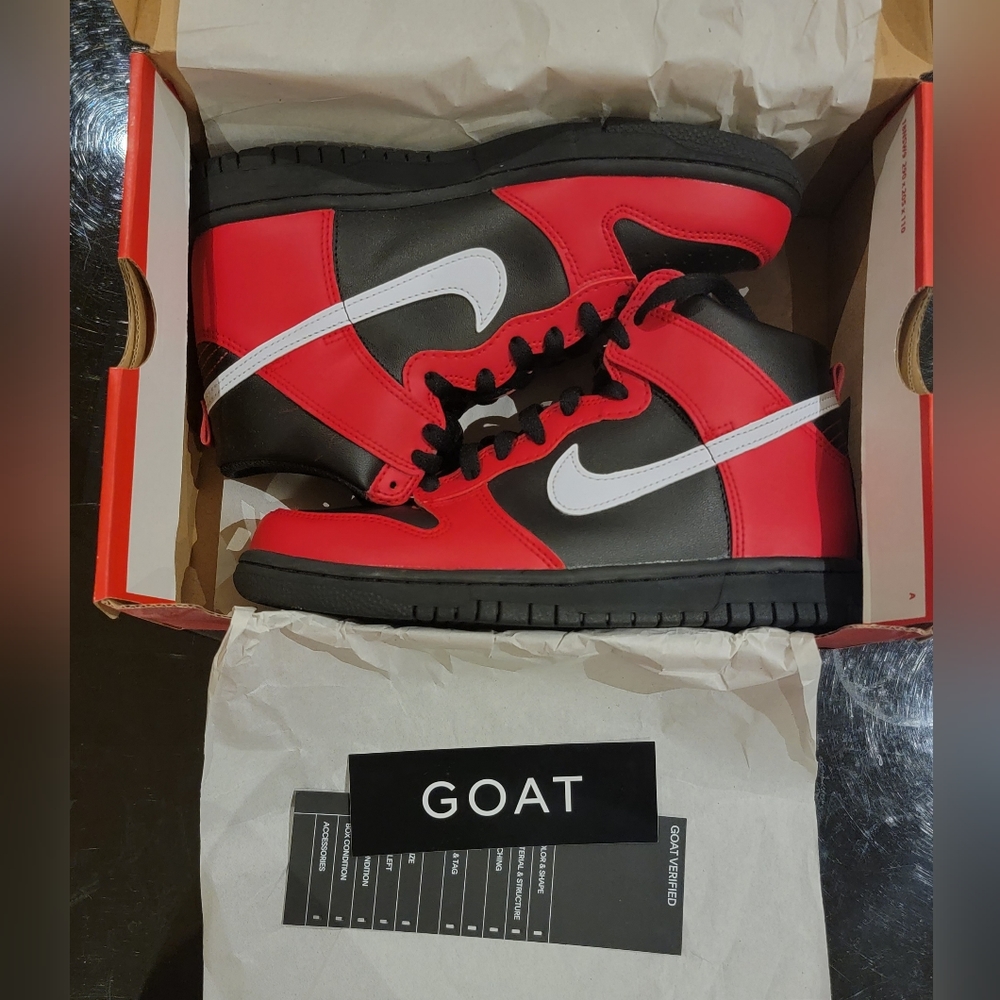 NEW Nike Dunk High GS "Bred" DB2179 003 Size: 5.5Y/Women's 7
